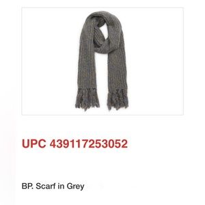 NWT . . .  BP. Scarf  |  Grey